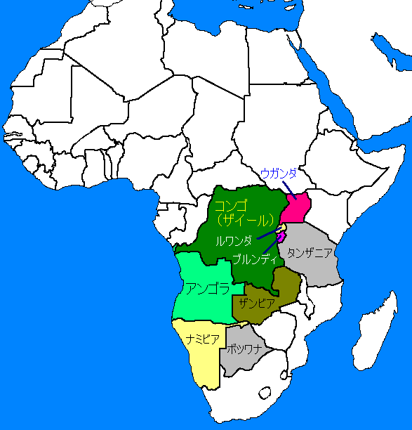 アフリカの地図12kb